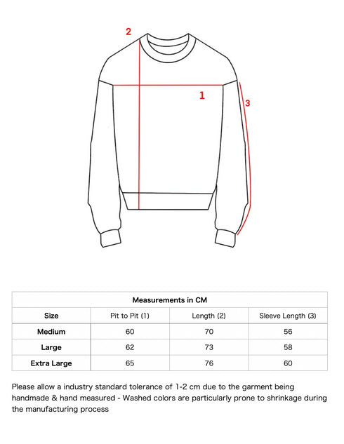 Heavyweight Sweat Crewneck - Washed Grey