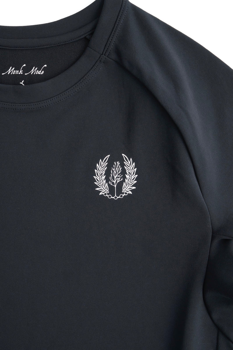 SPORTY LONG T-SHIRT - Black – MONK MODE