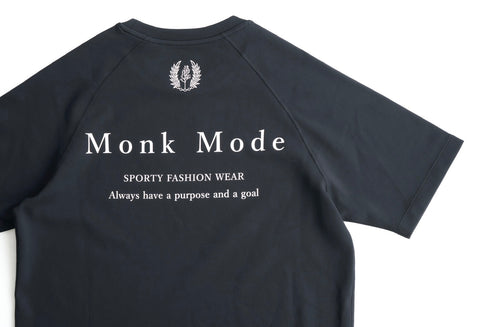 SPORTY SHORT T-SHIRT - Black