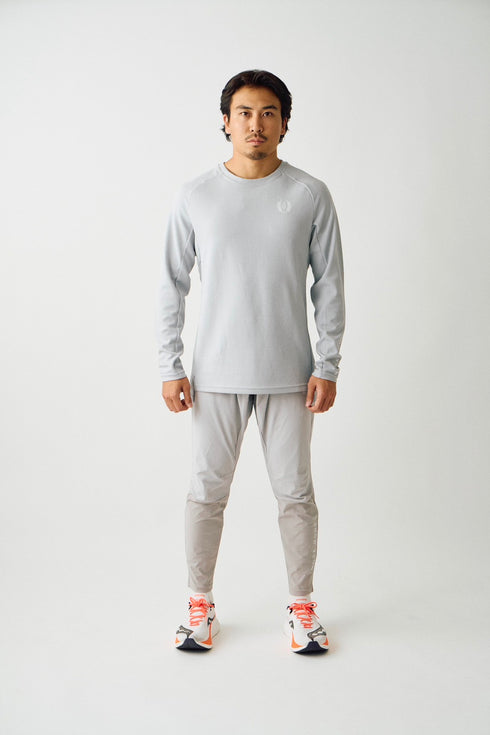 SPORTY LONG T-SHIRT - Grey