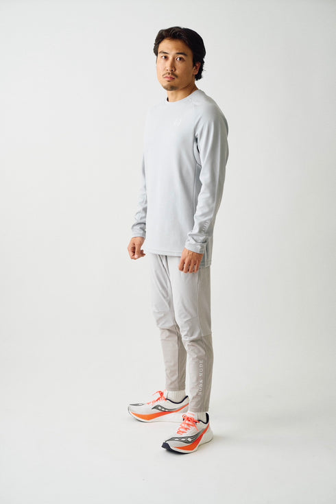 SPORTY LONG T-SHIRT - Grey