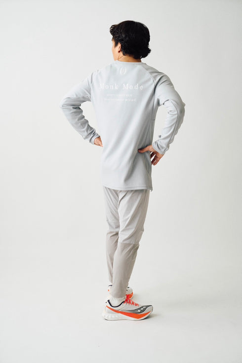 SPORTY LONG T-SHIRT - Grey