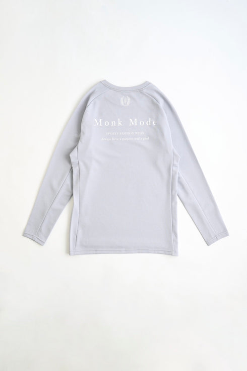 SPORTY LONG T-SHIRT - Grey