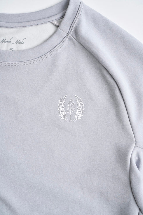 SPORTY LONG T-SHIRT - Grey