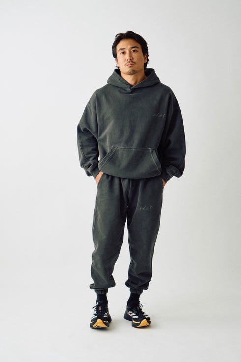 Heavyweight Sweat Hoodie - Washed Black