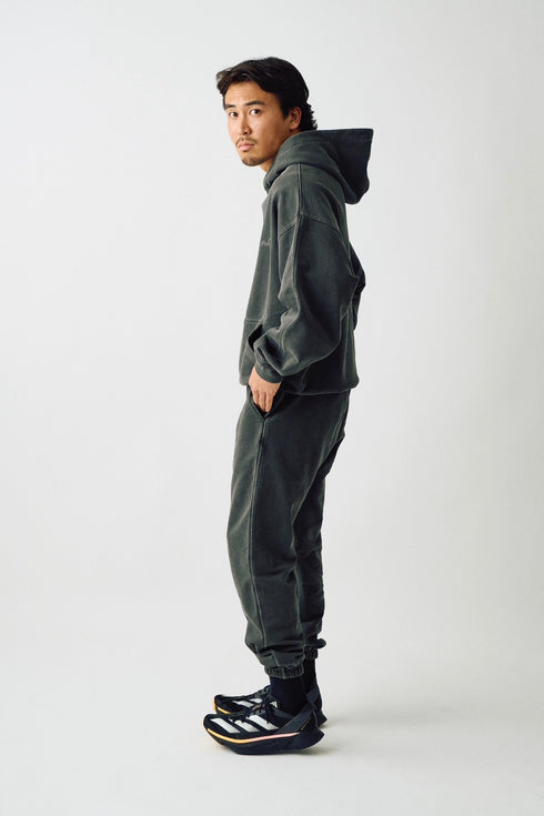 Heavyweight Sweat Hoodie - Washed Black