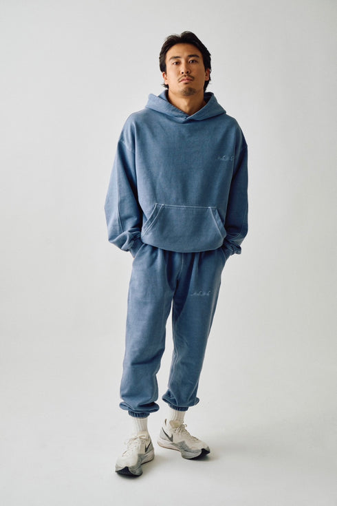 Heavyweight Sweat Hoodie - Washed Navy