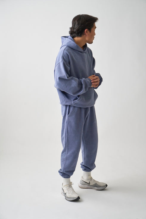 Heavyweight Sweat Hoodie - Washed Navy