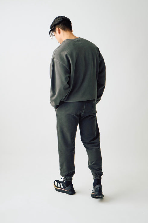Heavyweight Sweat Crewneck - Washed Black