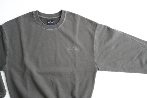 Heavyweight Sweat Crewneck - Washed Black