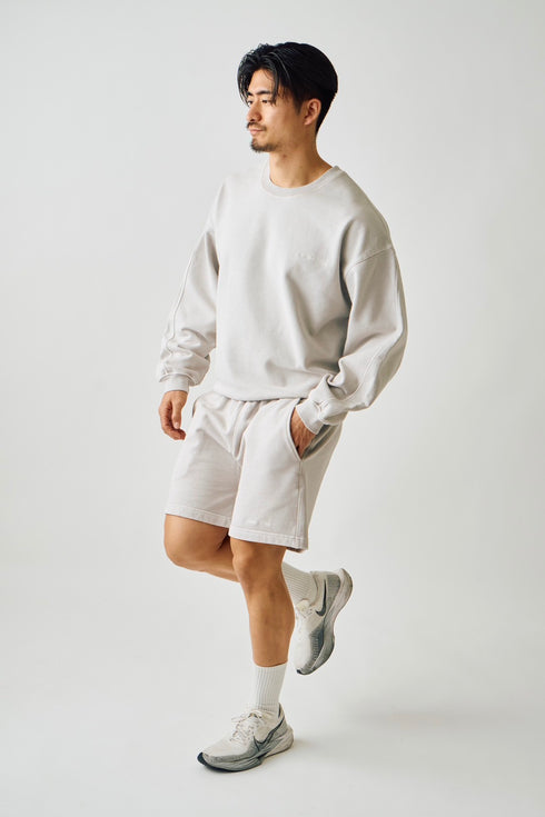 Heavyweight Sweat Crewneck - Washed Grey