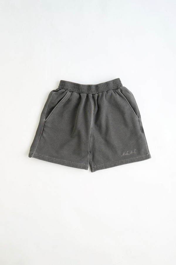 Heavyweight Sweat Shorts - Washed Black