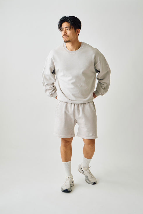 Heavyweight Sweat Shorts - Washed Grey